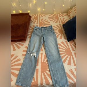 Gap, high-rise, cheeky straight jeans